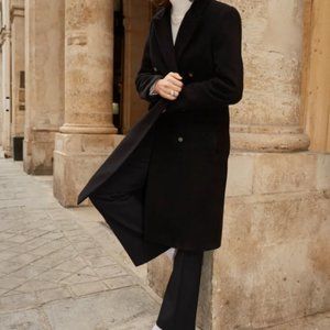 The Kooples wool coat in black